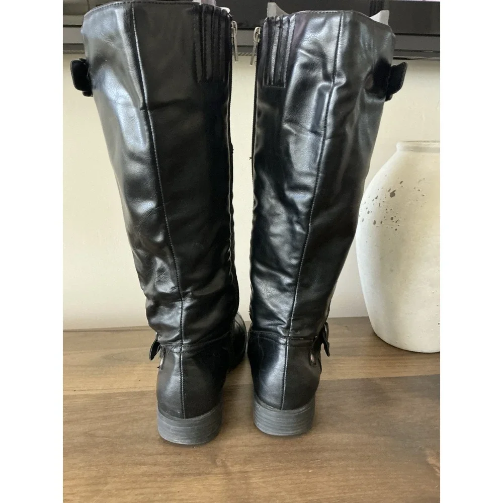 Kenneth Cole REACTION Women's Riding Knee HIgh Boot Sz 8